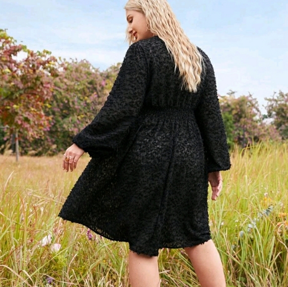 NEW Plus Black Dress - Picture 2 of 8